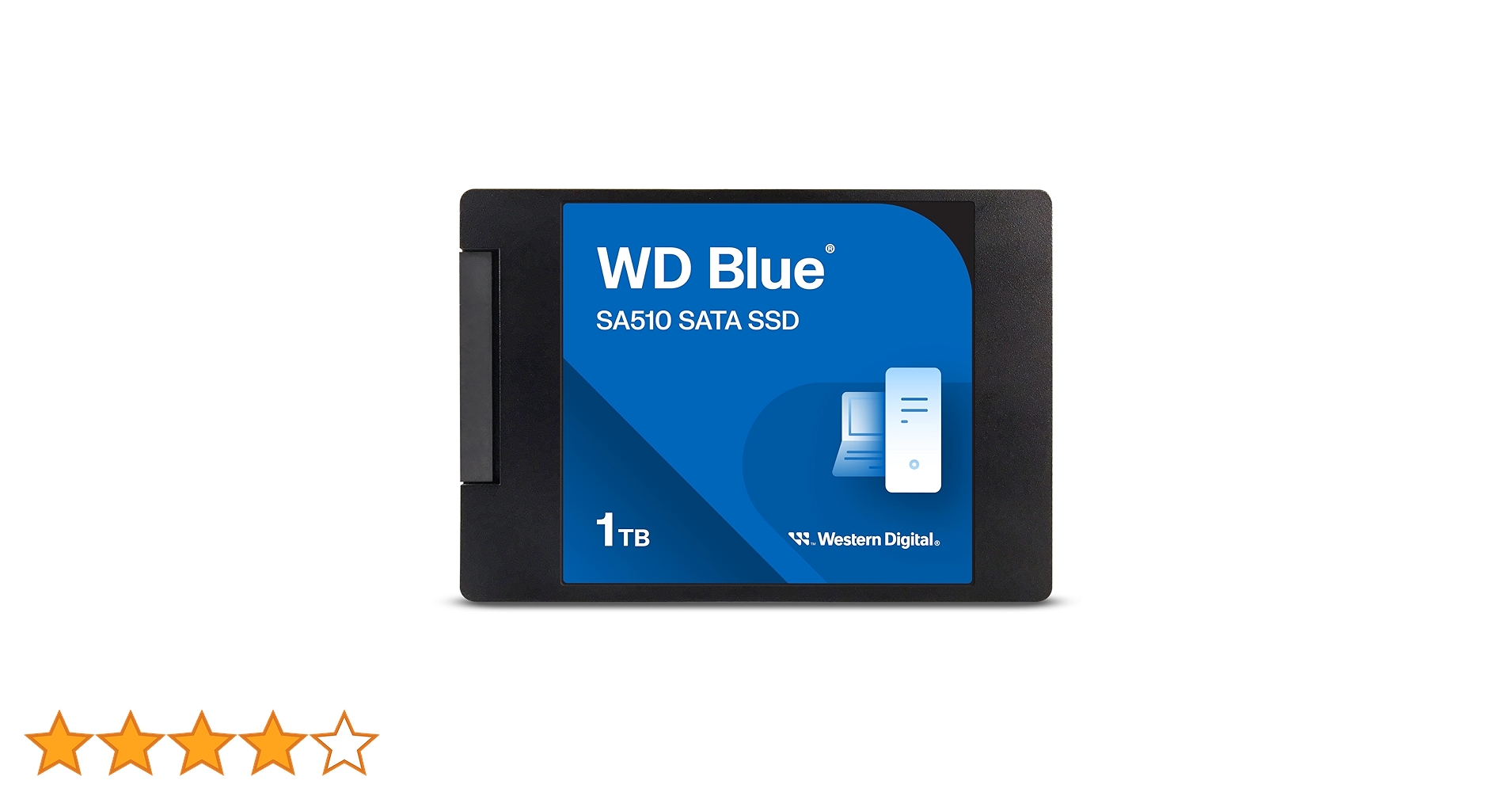 価格改定WD Blue SA510 1TB SATA SSD + エンクロージャ WD Blue SA510 1TB, M.2 SATA SSD, up to 560 MB/s, Includes